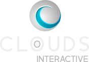 Logo of Clouds Interactive, a website design company in Omaha, Nebraska.